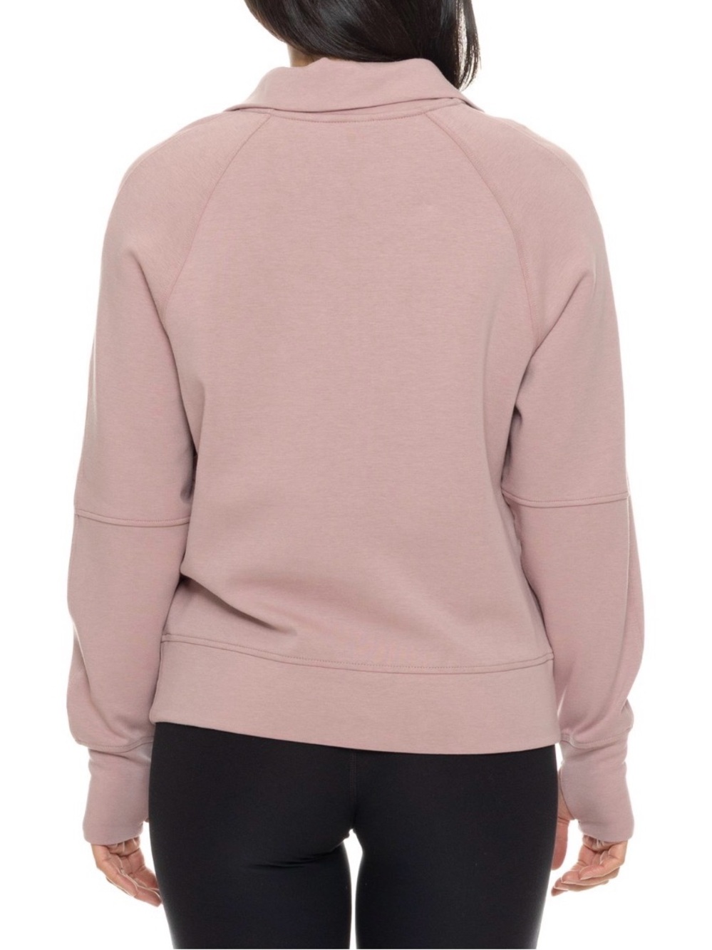 NWOT - North River Quarter-Zip Pullover - Dusty Pink - Picture 2 of 8